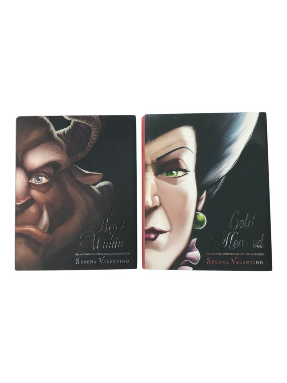 Disney Villains Hardcover Book Set Serena Valentino Beast Within Cold Hearted HC